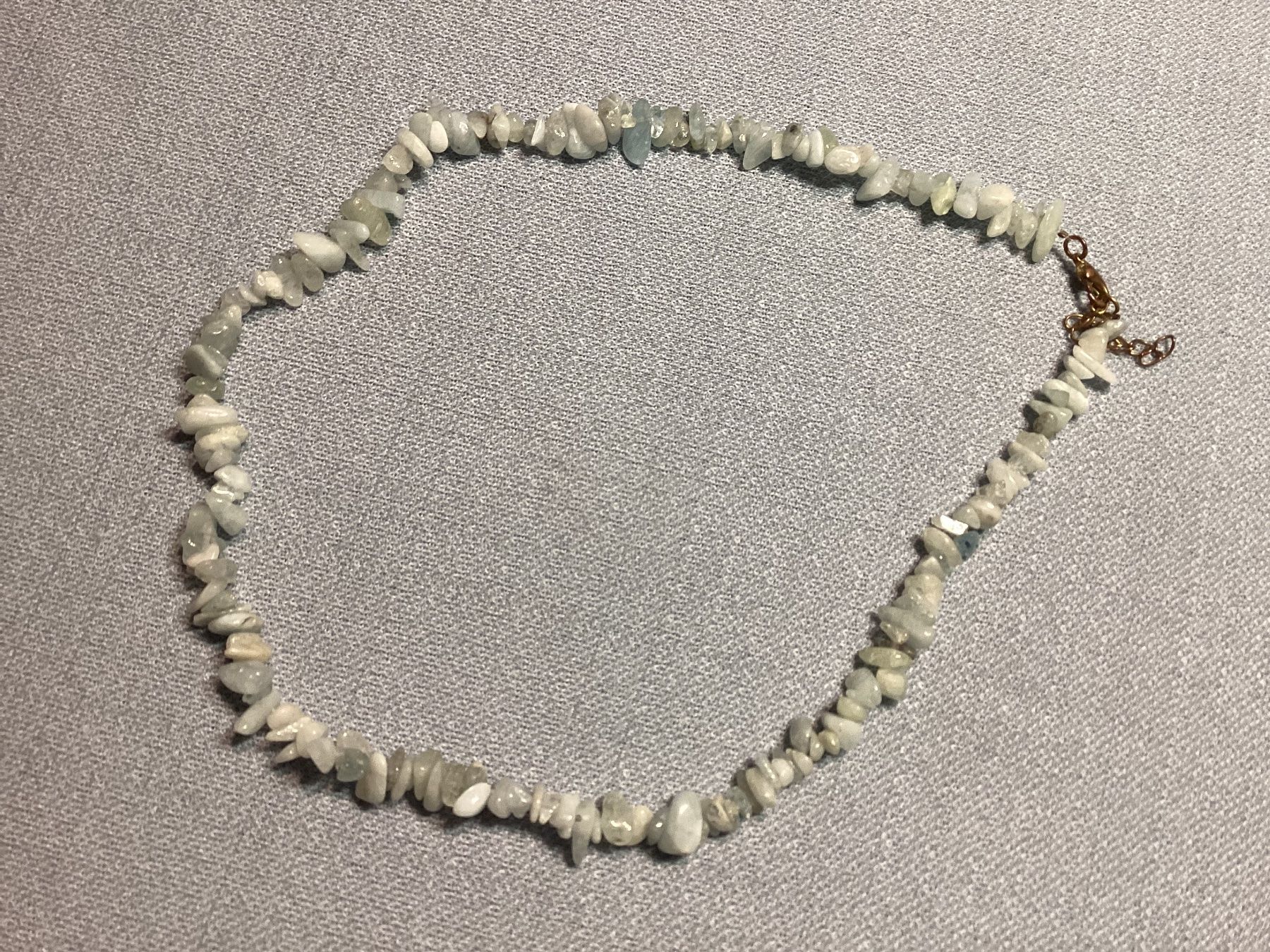Catenine: Schöne Edelstein Splitterkette; Aquamarin – Usato da Laax venduto da kri_95f5
