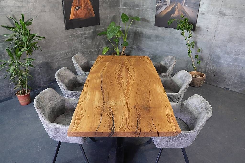 Tische: Eichen-Esstische aus Massivholz – Gebraucht aus Walchwil von Swissdesign_Haag 5