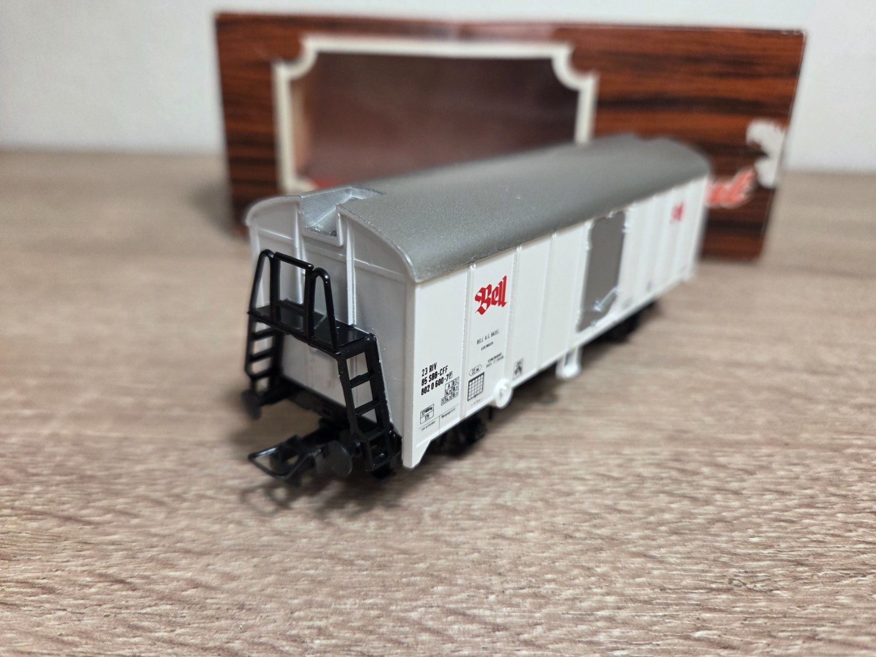 Liliput Modelleisenbahnen: Liliput 221 50 Güterwagen Bell SBB H0 – Gebraucht aus St-Aubin-Sauges von Lo_Go 2