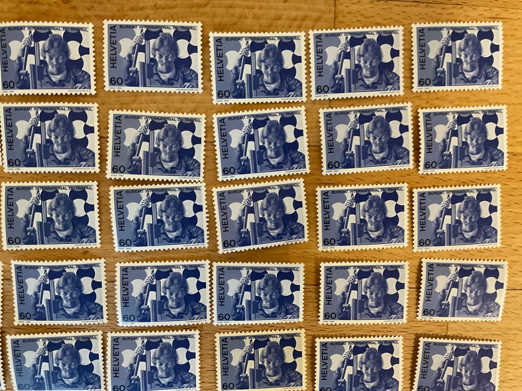 Tutti i francobolli: 60Fr Ämter Frankaturware ungestempelt postfrisch Sammlung – Nuovo (secondo la descrizione) da Wil SG venduto da Chefsugus 2