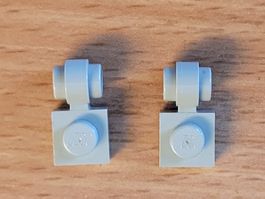 Lego - Pièce de rechange - 2x grise forme spéciale
