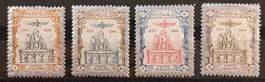 Persien 1914 Ahmad Schah Krönung 4 Kran-Werte MLH *