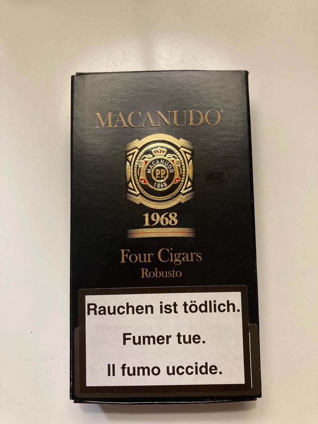 Sigari: Macanudo 1968 Robusto – Usato da Teufen AR venduto da Partagas69