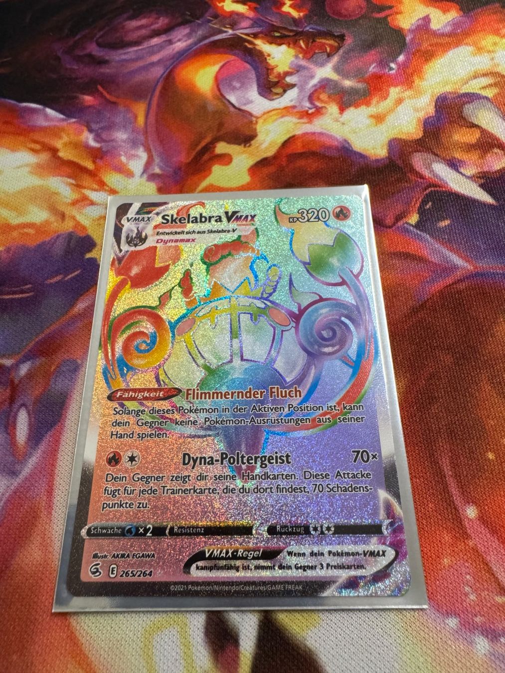 Pokémon Carte collezionabili: Skelabra VMAX (FST 265) / Fusionsangriff – Nuovo (secondo la descrizione) da Bülach venduto da CherryBlu