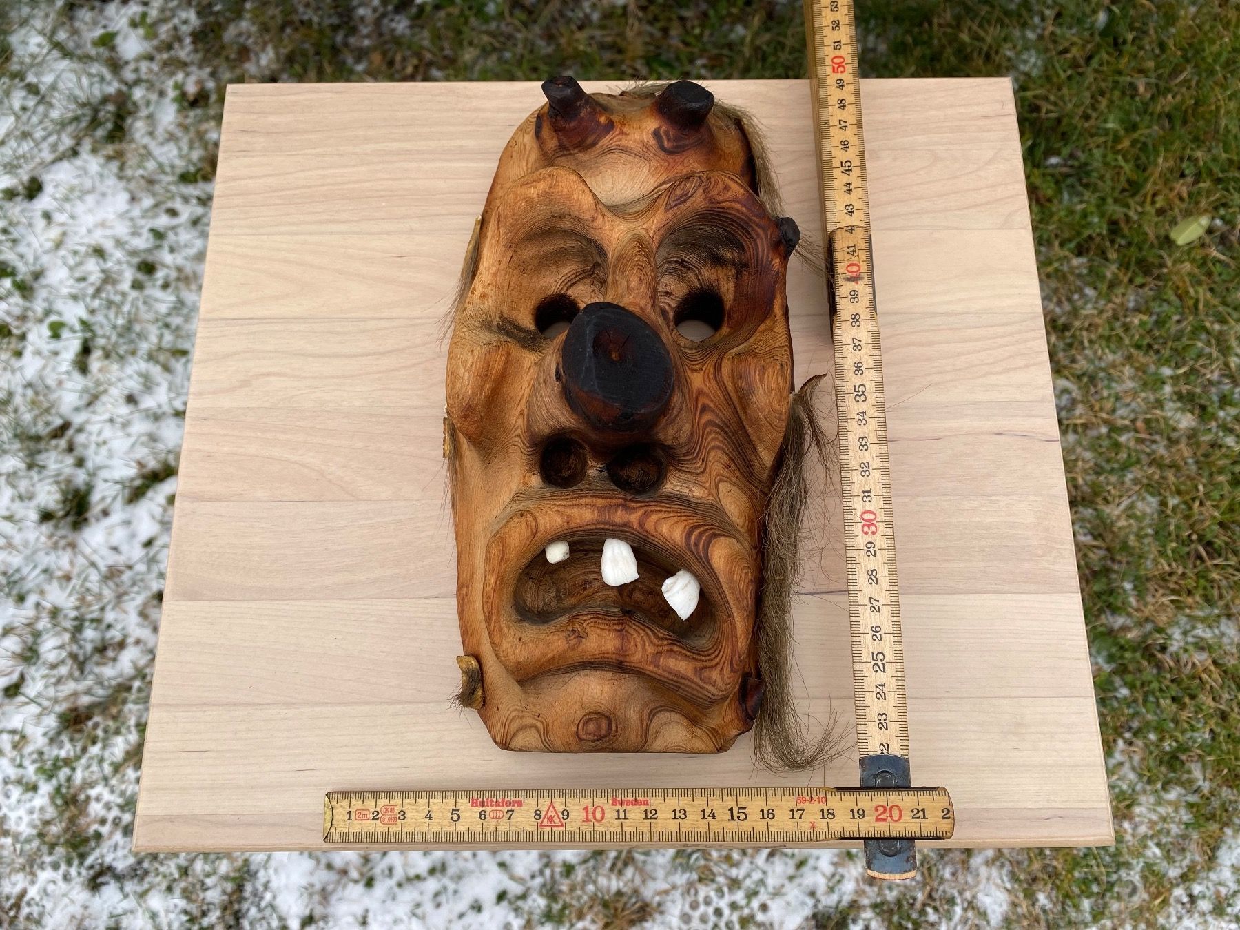 Altro in Antiquarato & Arte: schöne Walliser / Lötschentaler Holzmaske – Usato da Feldbach venduto da Fea1 9