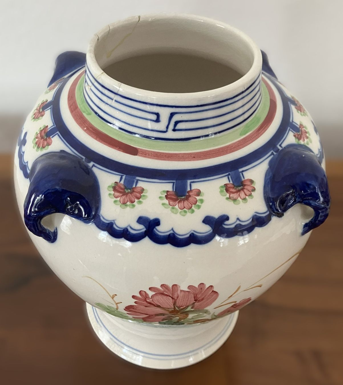 Vasi per fiori: Grosse Prunkvase / Schautopf im Delfter Polychrom-Stil – Usato da Luzern venduto da FeU 1