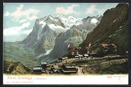 Kleine Scheidegg, Bahnhof mit Bahn-Resta
