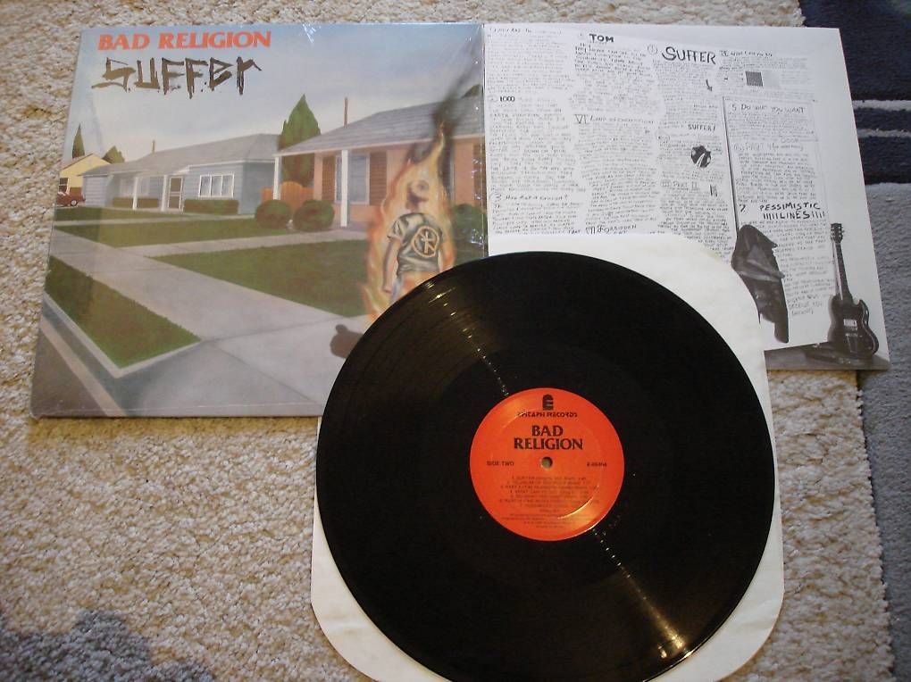 Dischi in vinile: BAD RELIGION  LP  "SUFFER"  ORIGINAL 1988 – Usato da Niederweningen venduto da tsnuk333 1