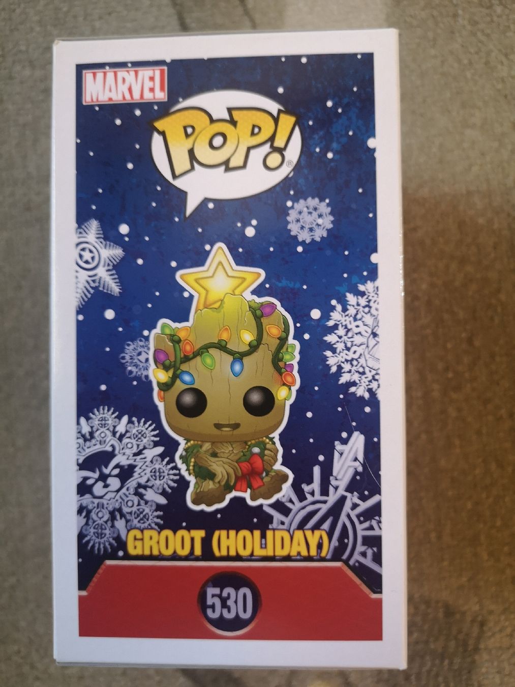 Funko Statuette: Funko Pop Groot Holiday Marvel 530 - Édition Noël! – Nuovo e nell'imballaggio originale da Bussigny venduto da Roro1997 3
