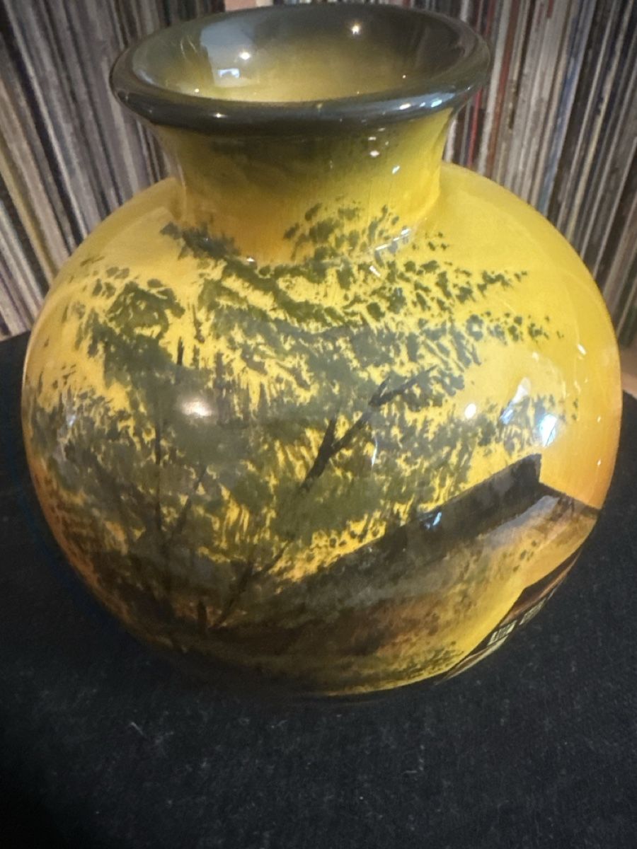 Vasi & Recipienti: Vintage Keramikvase, handbemalt Landschaft – Usato da Dübendorf venduto da chi_cgv6 3