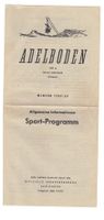 Werbeprospekt ADELBODEN Sport Programm1959/60
