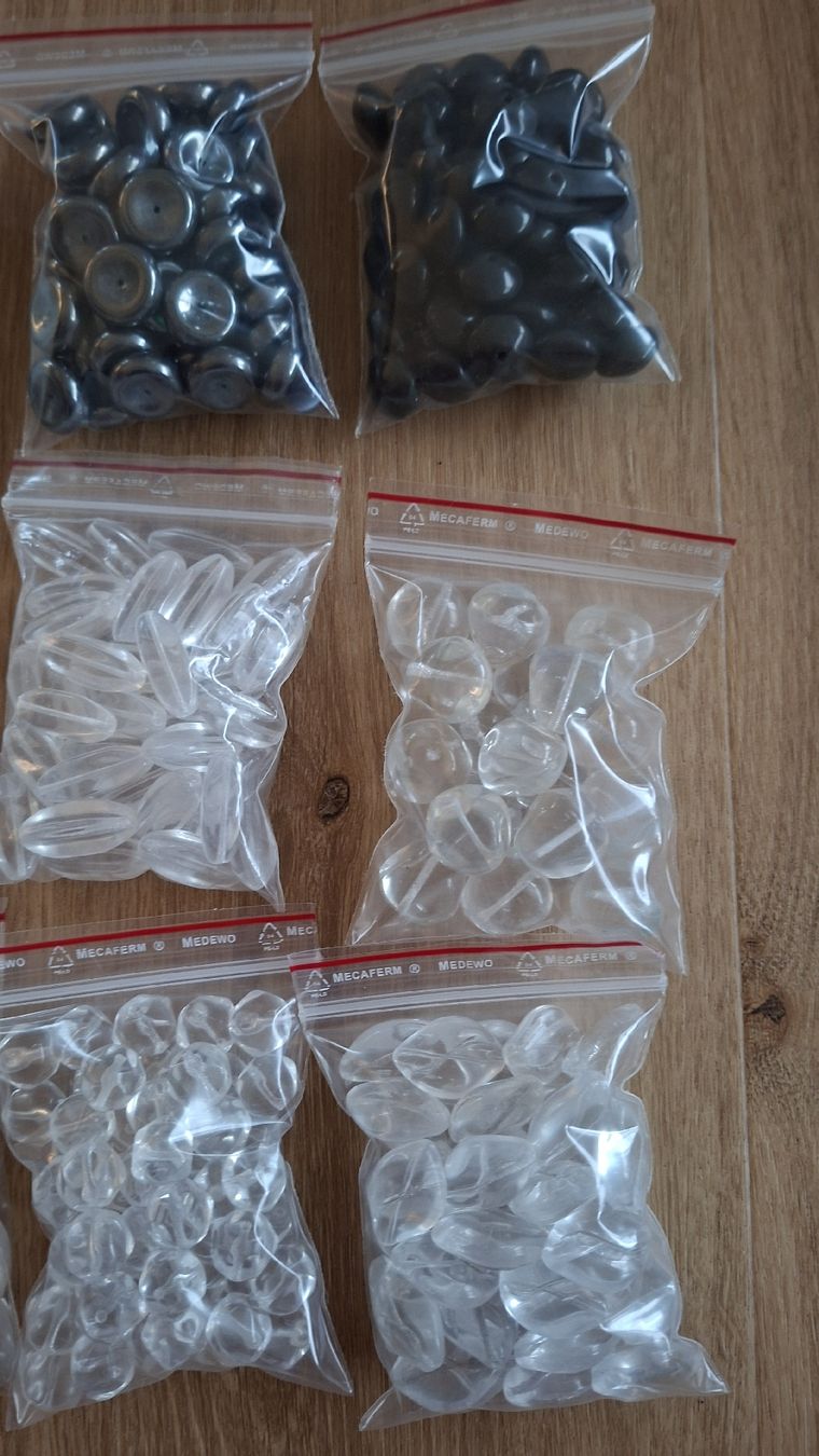 Perle (finte): Glas Perlen/Elemente über 2Kg – Nuovo e nell'imballaggio originale da Kriens venduto da Wolly85 4