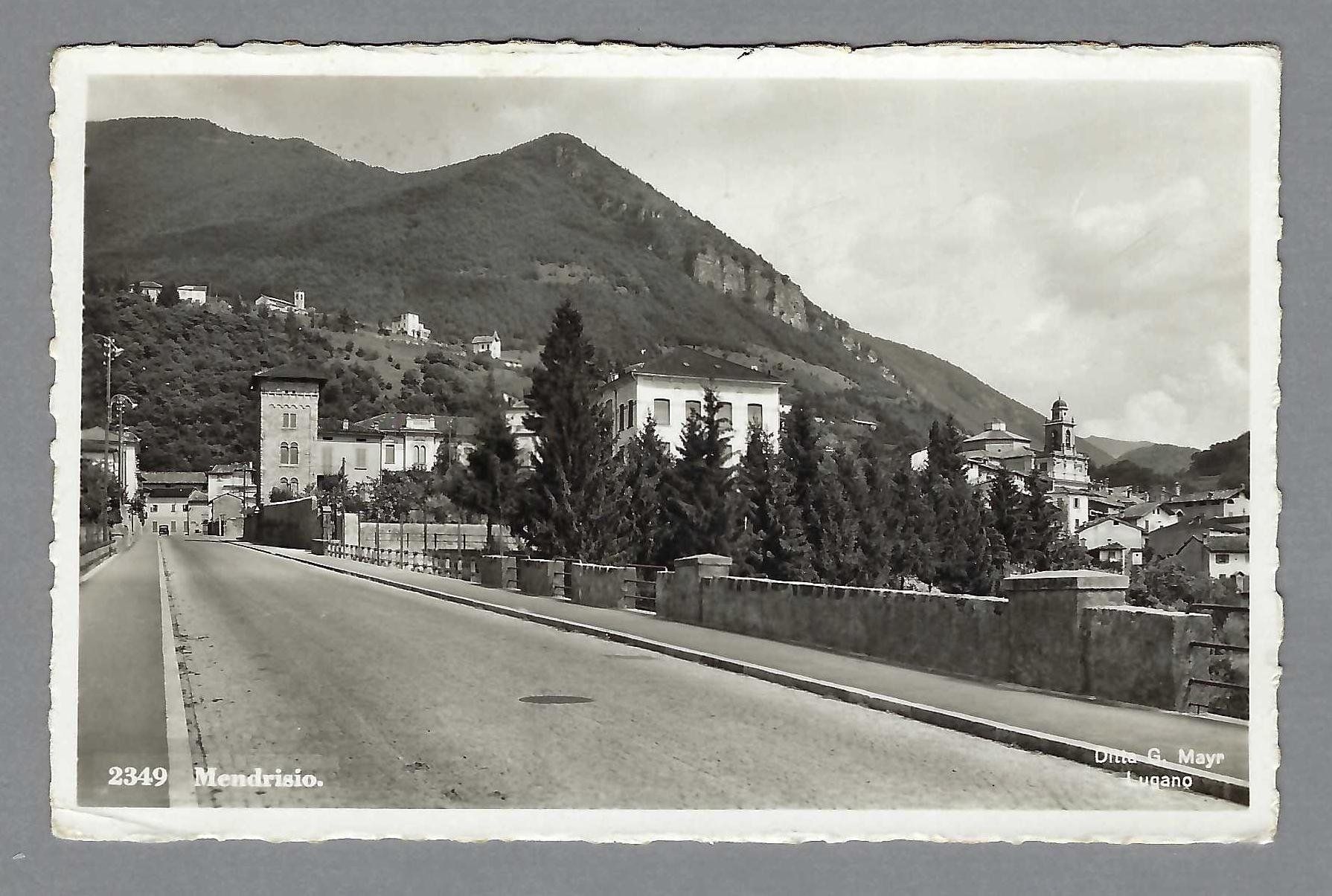 Cartoline postali: 1936, MENDRISIO, DETTAGLIO – Usato da Pura venduto da ulisse1957