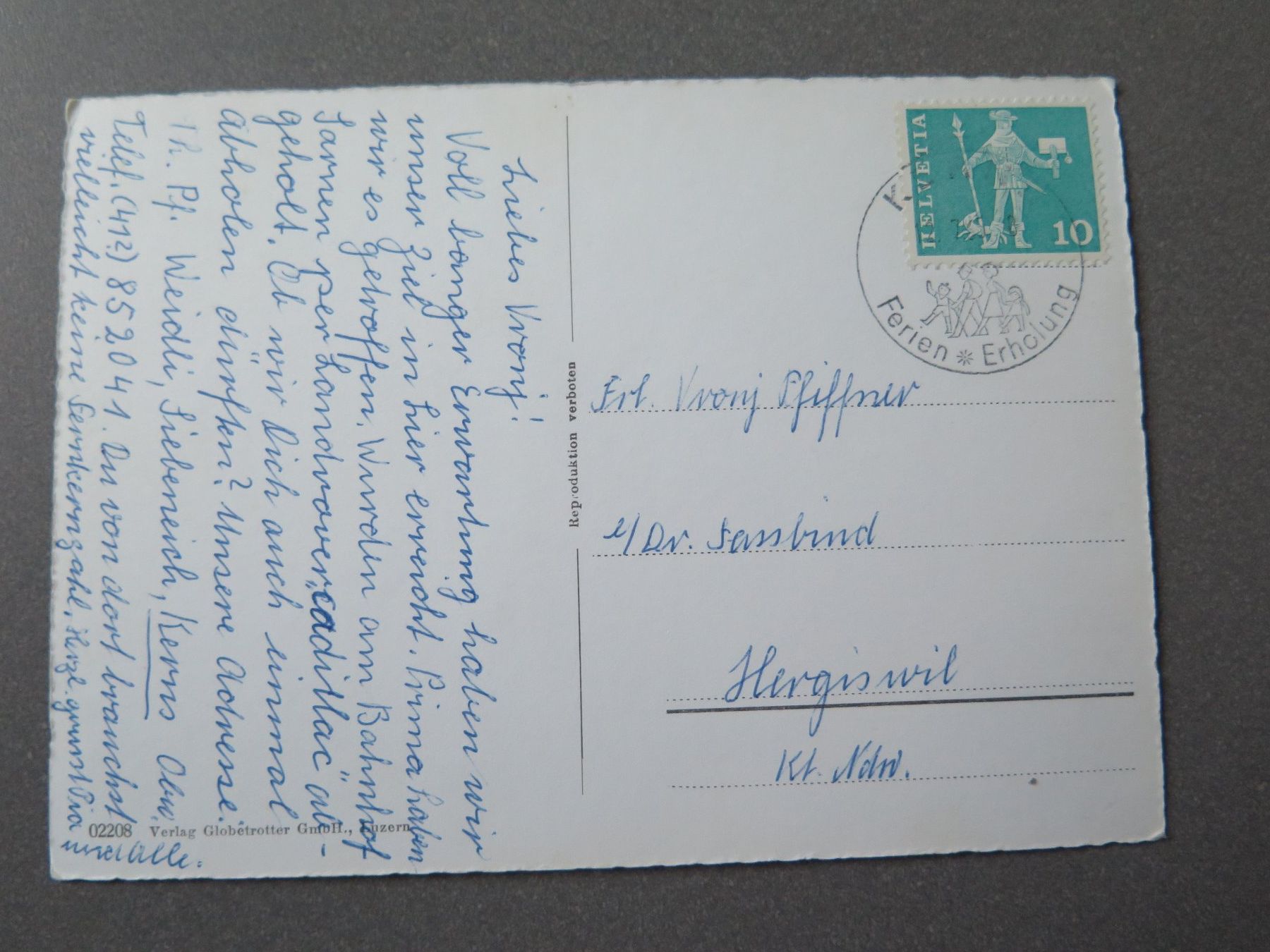Cartoline postali: KERNS MIT PILATUS – Usato da Wittenbach venduto da lipasal 1
