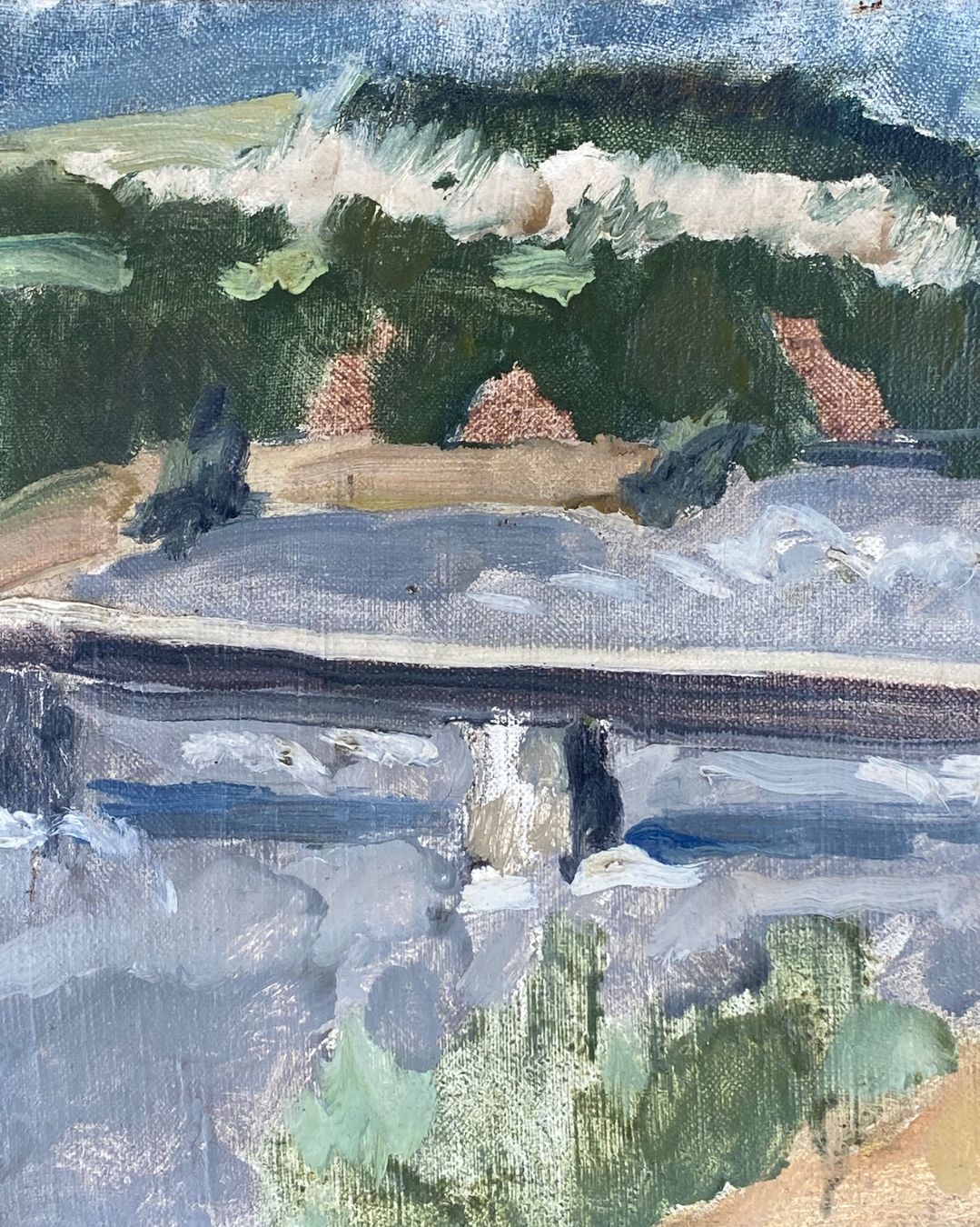Dipinti: Hans Berger – Die Brücke – Usato da Basel venduto da bigmbh 2