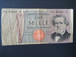 Italienische Lire 1000, Jahrgang 1981, Top Zustand!