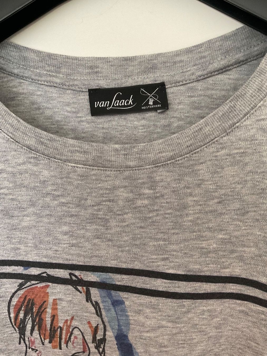 T-shirt: Van Laack T-Shirt Gr 36/38 NEU hellgrau – Nuovo e nell'imballaggio originale da Urdorf venduto da alda02 1