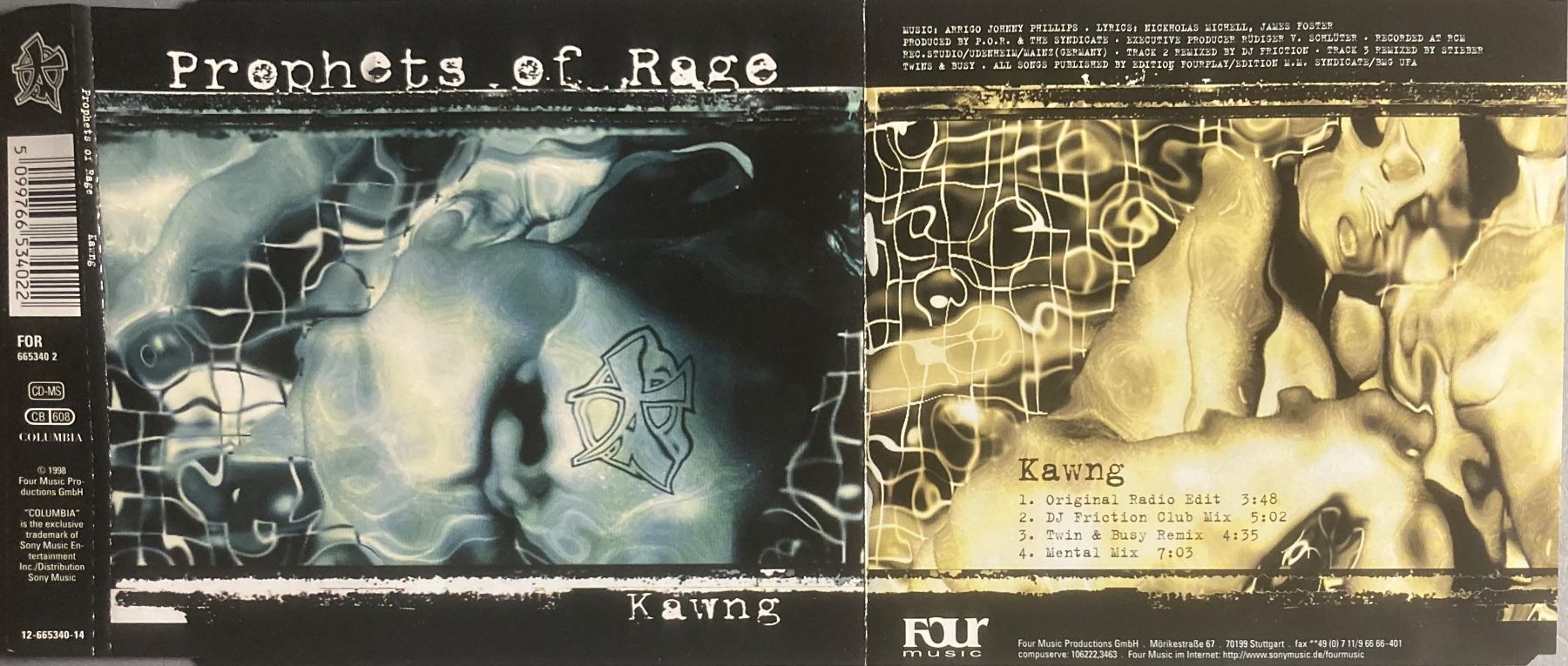 CDs: PROPHET OF RAGE - KAWNG – Gebraucht aus Poliez-Pittet von Newtown-Records
