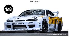 NISSAN S15 SILVA LB SUPER SILHOUETTE WHIT 1/18 GT-Spirit NEU