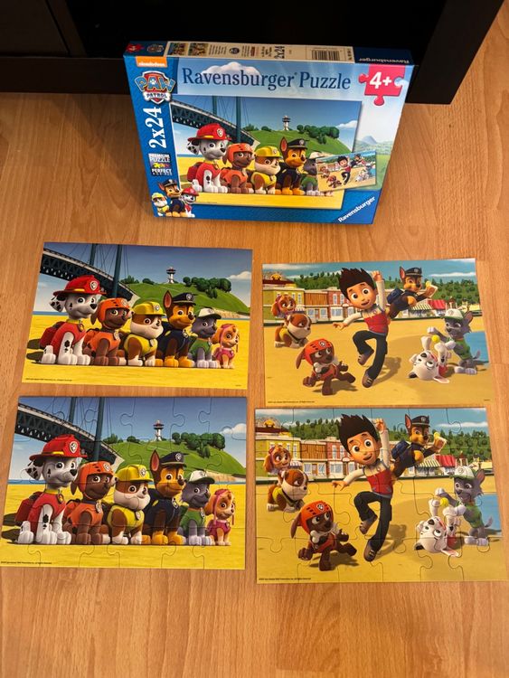 Ravensburger Puzzle 2x 24 Teile Paw Patrol (Gebraucht) in Ebikon für ...