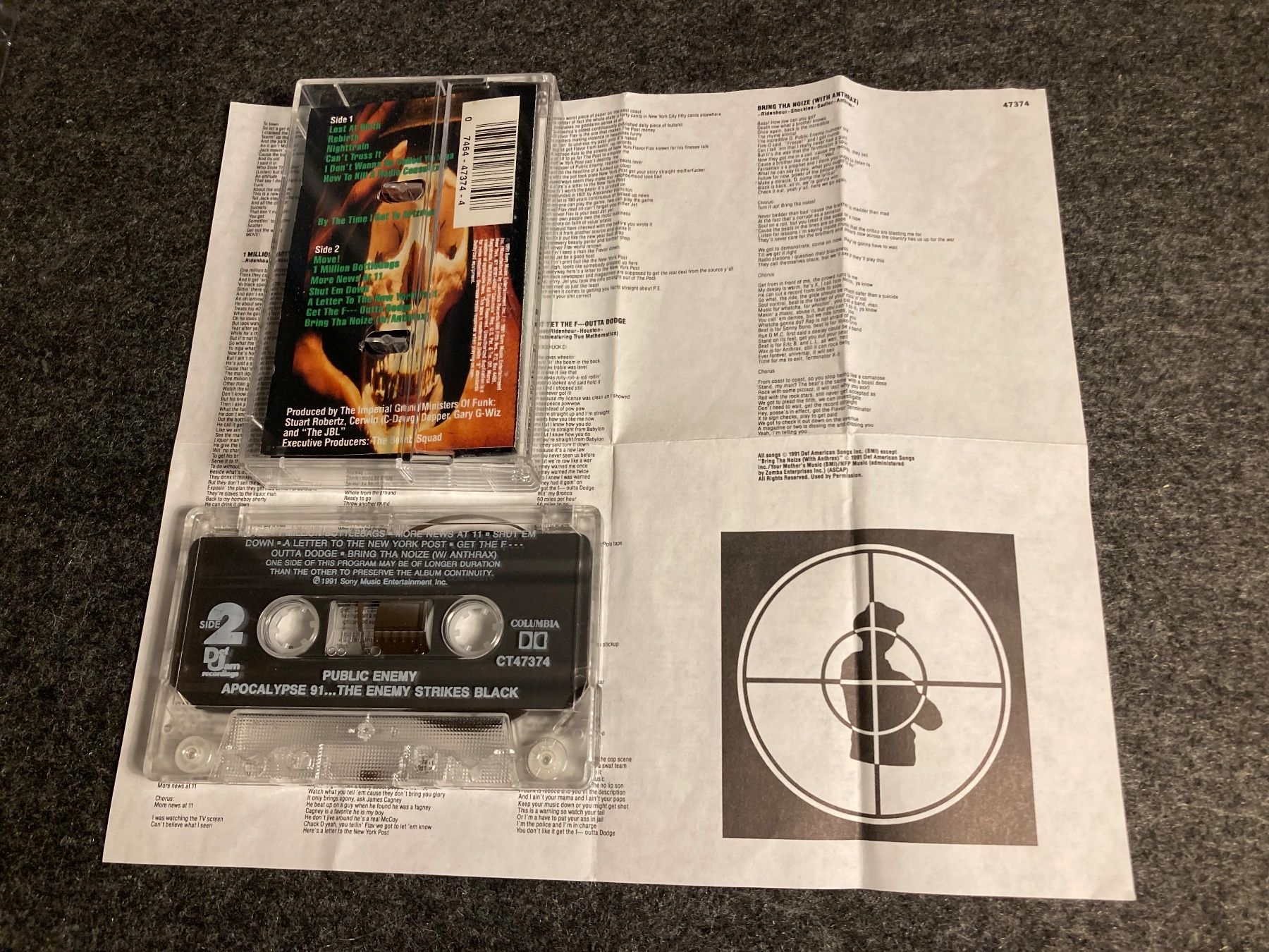 Musicassette: Public Enemy - Apocalypse 91... The Enemy Strikes Black MC – Usato da Fribourg venduto da Karushi 4