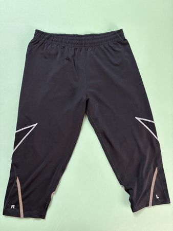 Falke Sport Tights, Dreiviertel, Schwarz, Grösse XL, Top!