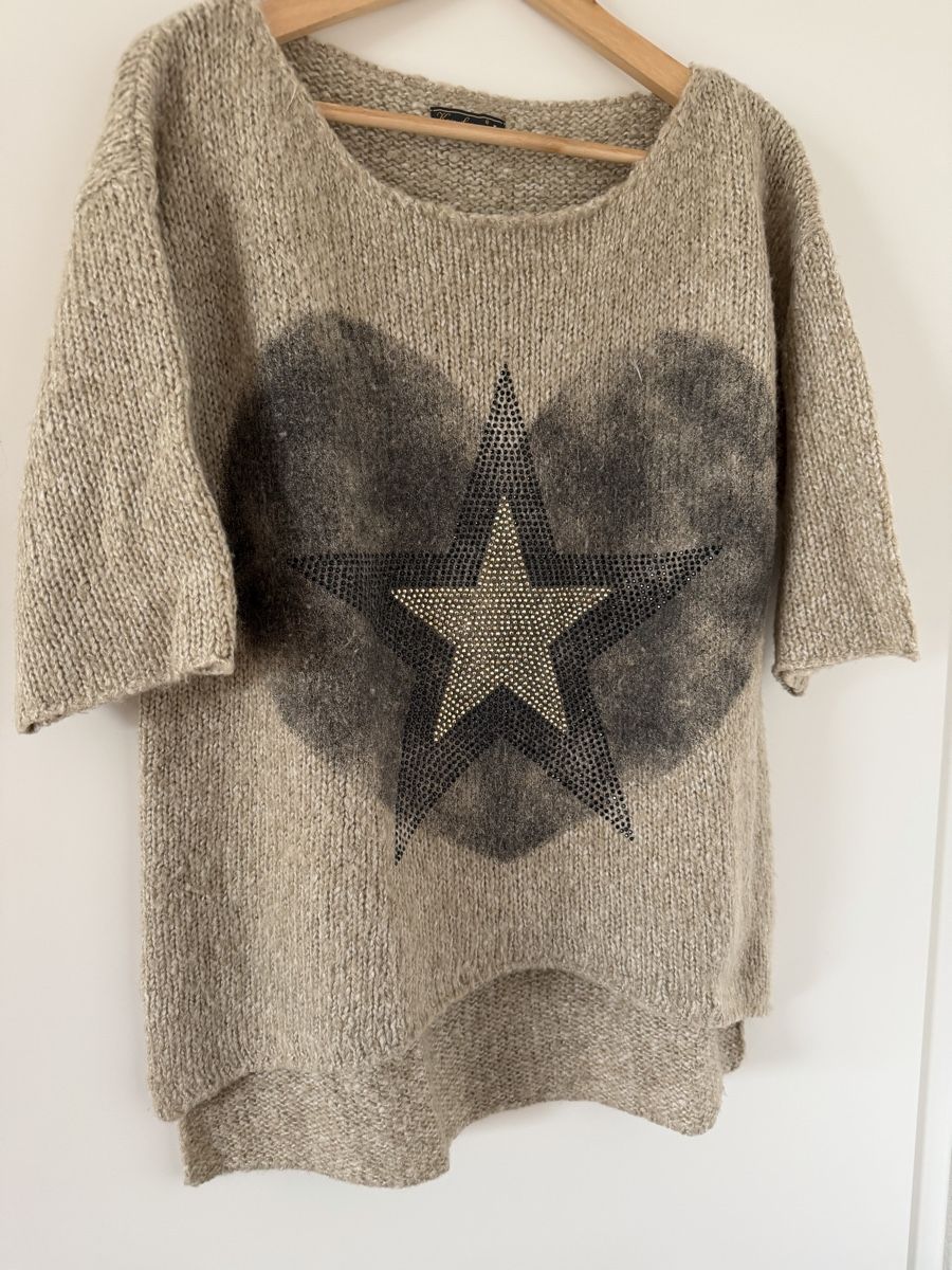 Maglioni & Felpe: Key Largo Strickpullover, beige mit Stern, Gr. L – Nuovo (secondo la descrizione) da Sins venduto da bit_rg7j