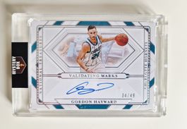 Carte Autographe Gordon Hayward National Treasures 34/49