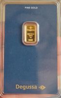 Goldbarren 1g  Gold Degussa ab 1.-