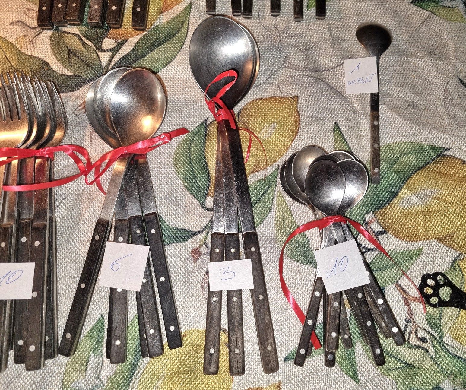 Set di posate: Design besteckset mono Peter Raacke – Usato da Ostermundigen venduto da vintage60 2