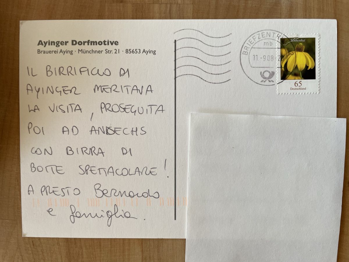 Cartoline postali: AK mit Bild von Brauerei Aying – Usato da Rümlang venduto da Kartenpost1 1