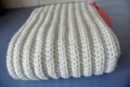 Unisex Rippschal *kitt'y lightgrey  220cm *neu