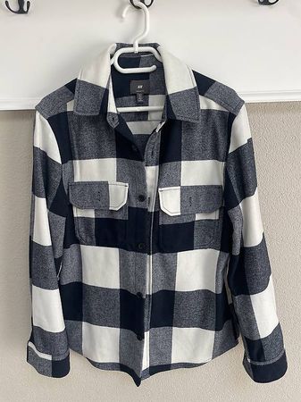 H&M Hemdjacke  kariert  Gr. S