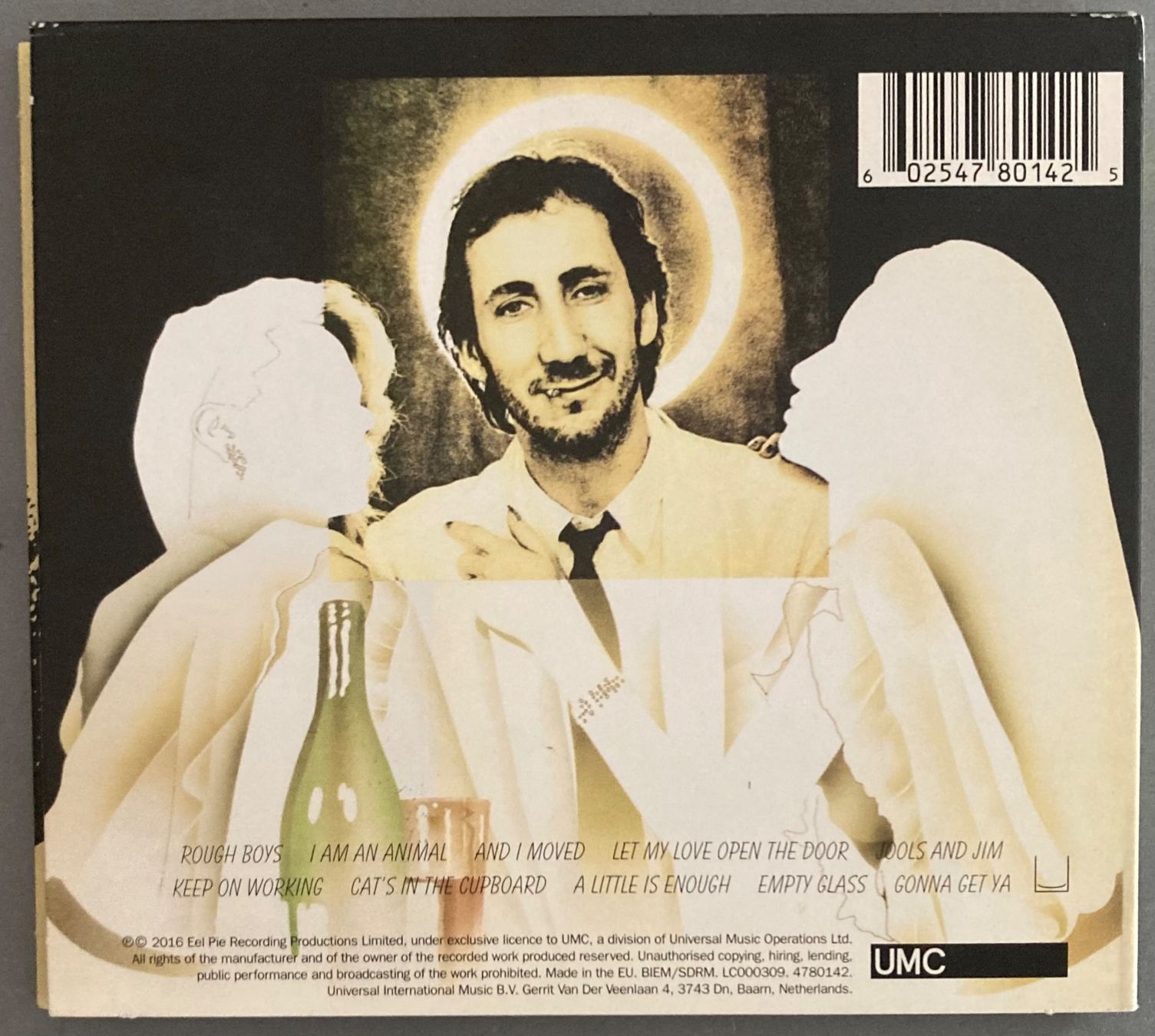 CDs: PETE TOWNSHEND /THE WHO - EMPTY GLASS – Gebraucht aus Poliez-Pittet von Newtown-Records 2