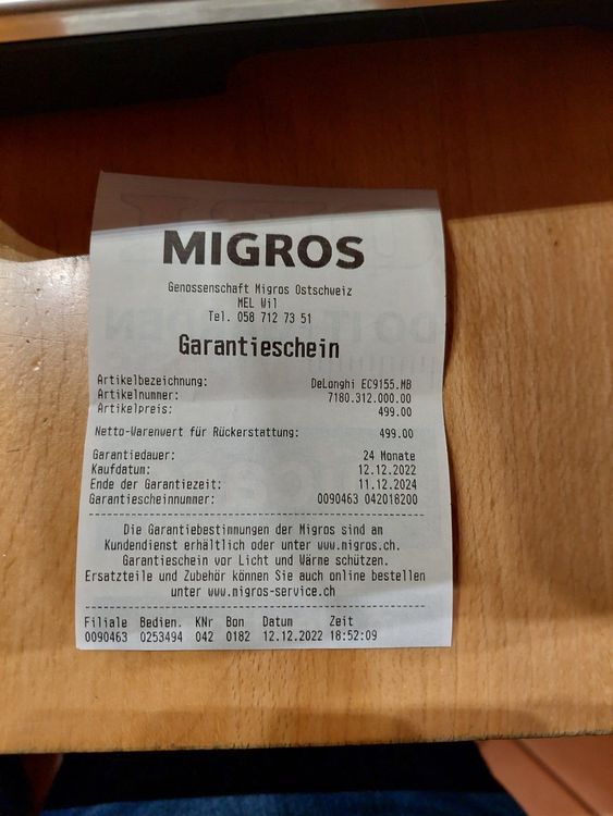 DeLonghi La Specialiste Arte EC915X Kaffeemaschine Kaufen auf Ricardo