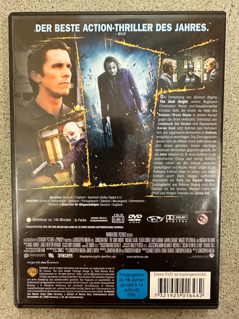 Tutti i DVDs: DVD The Dark Knight – Usato da Zürich venduto da chemostat 1