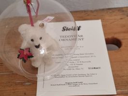 Steiff Teddy Ornament in Kugel - (Christbaumkugel)