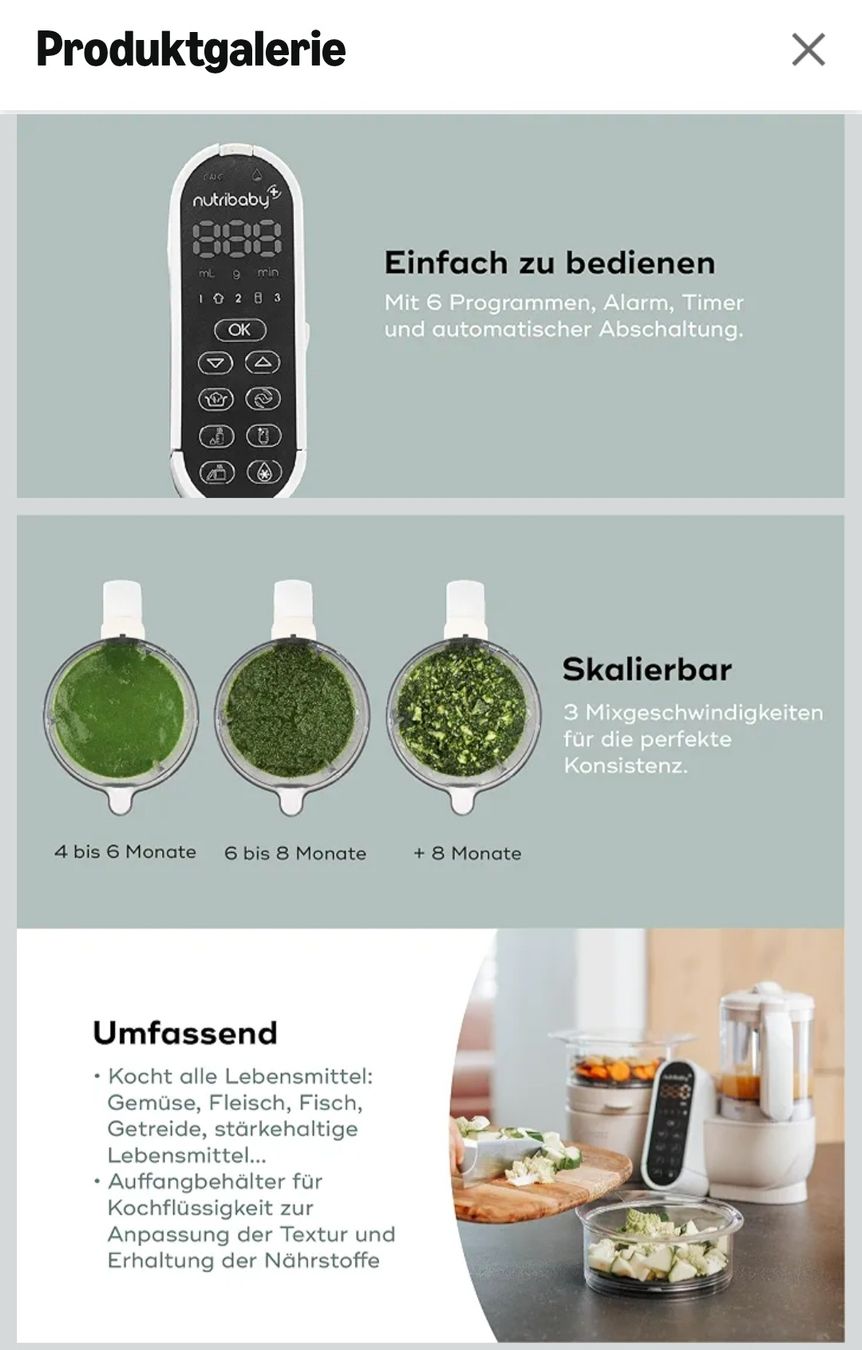 Babymoov Appareils de cuisine: babymoov Babynahrungszubereiter – D'occasion à Tuggen par Restposten_secondh 4