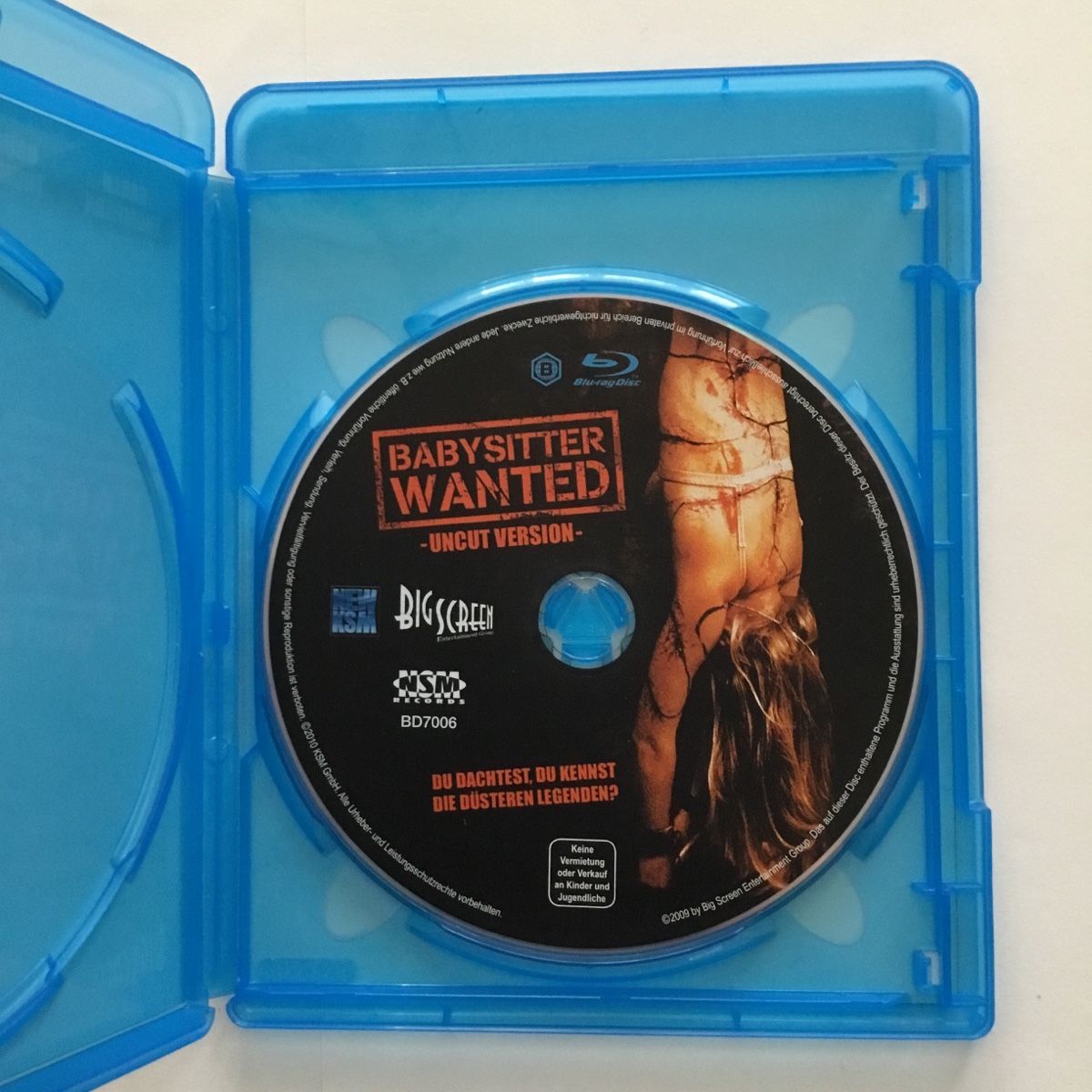Tutti i DVDs: Babysitter Wanded Blu Ray Rarität – Nuovo (secondo la descrizione) da Blauen venduto da berlingo65 2