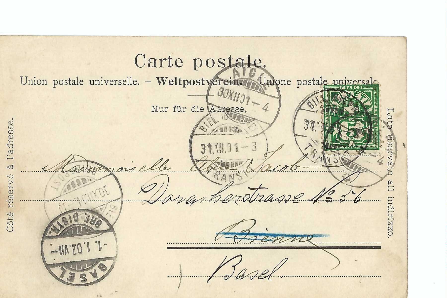 Cartes postales: Les Diablerets, Vaud; 1901 – D'occasion à Thun par 44wart 1
