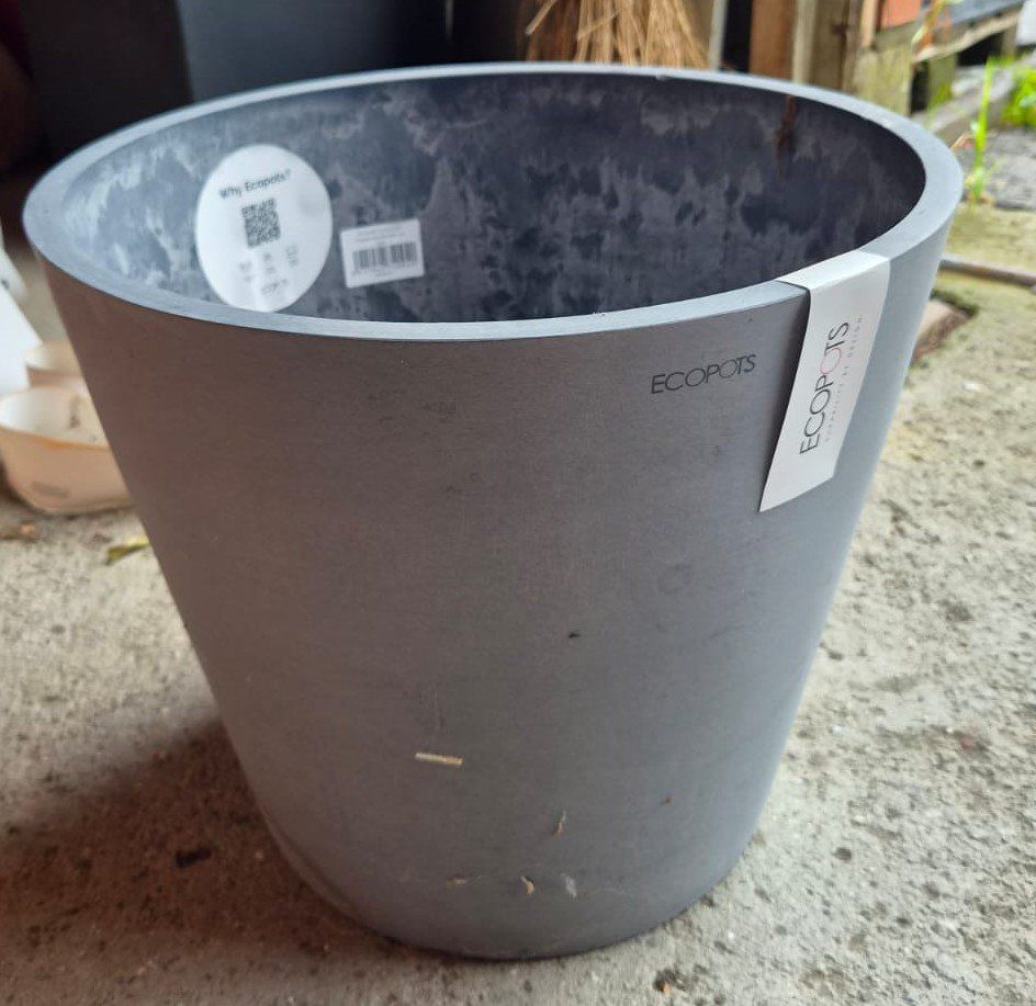 Vasi per fiori: Ecopots Amsterdam Pflanztopf hell grau – Nuovo (secondo la descrizione) da Forch venduto da WeberC