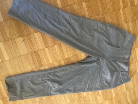 Trousers Zara Basic grey size L used condition