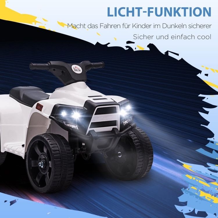 HOMCOM Mini Elektro-Quad, Für 18 Bis 36 Monaten, M Produktbild-Vorschau 3