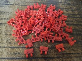 lego 60470 lot de 60 pièces Red Plate, Modified 1 x 2 with 2