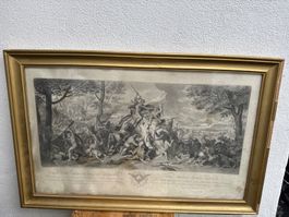 Gravure représentant la vraie valeur est toujours invincible