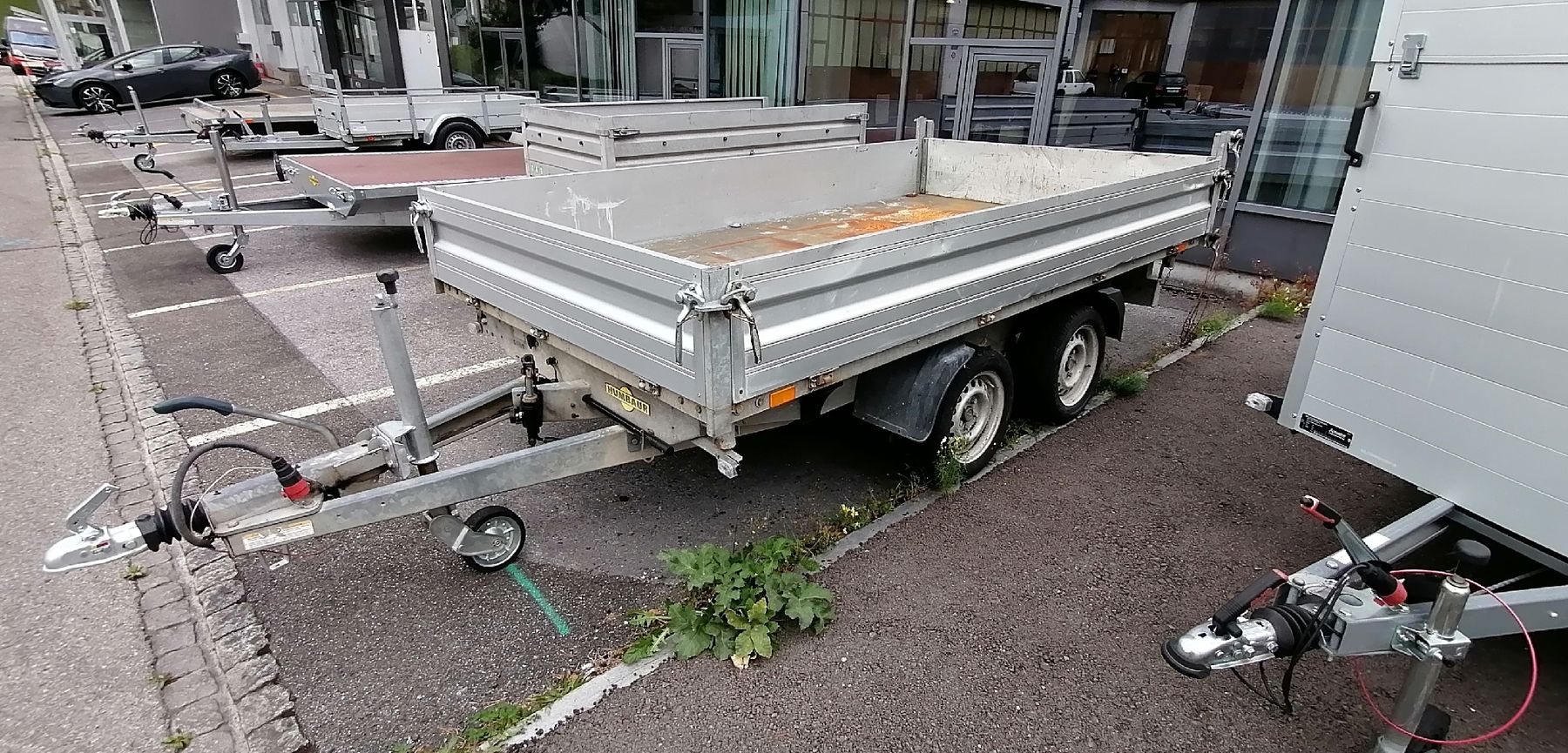 Humbaur Rimorchi: Humbaur 3 Seitenkipper 3.0 to. – Usato da Glarus venduto da Blechbeisser 1