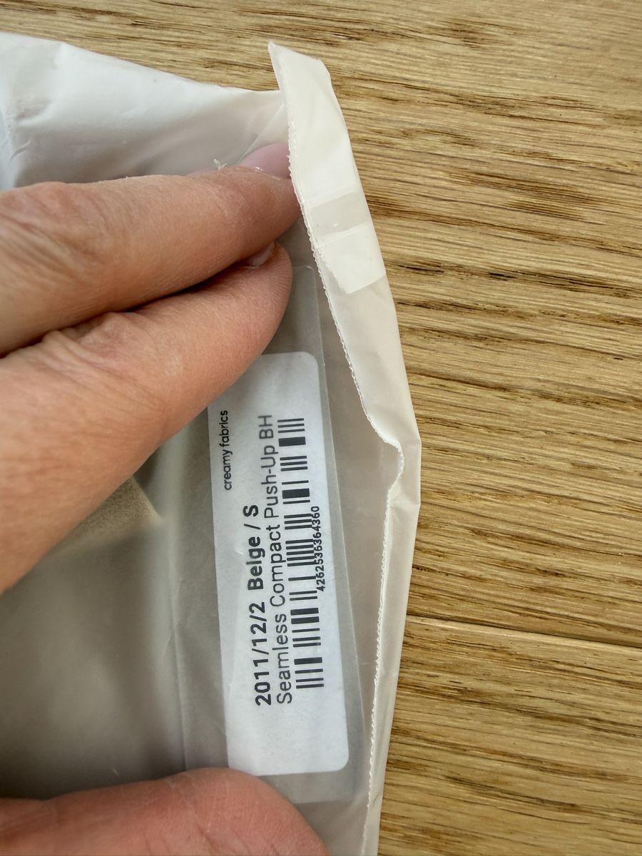 Altra biancheria intima: Neuer, Beige BH, cfab Seamless Compact Push-Up, Gr S – Nuovo e nell'imballaggio originale da Hergiswil NW venduto da Labello01 5