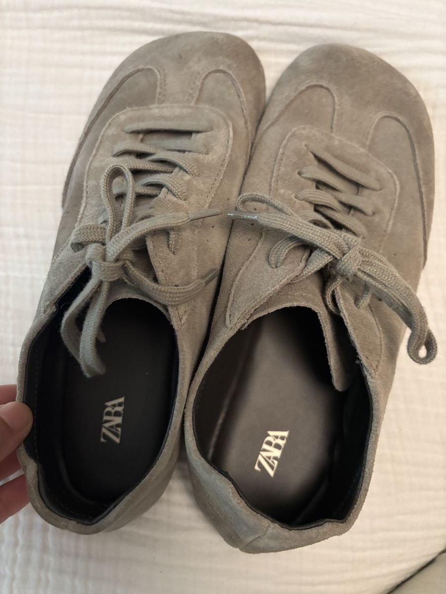 Zara Damenschuhe: Bequemer Wildleder Schuh Gr.38 Zara – Neu (gemäss Beschreibung) aus St. Gallen von heartbug 4