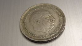 1957 50 PTAS Spanien