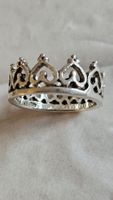 belle bague ancienne couronne argent gr 55